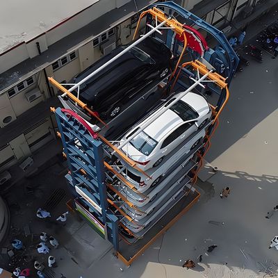 গুণ  Automated Parking System Solution Vertical Car Parking Machine With Motor Chain Drive কারখানা
