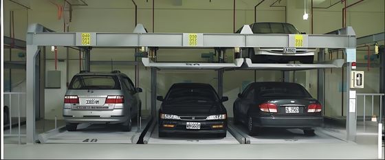 গুণ  Four Column Car Parking Hydraulic 2500kg Car Lifts For Residential Garages কারখানা