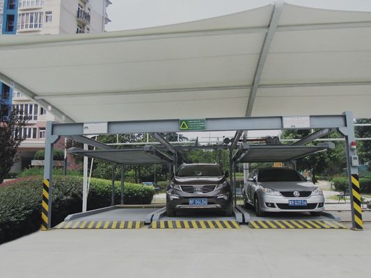 দুই কলাম হাইড্রোলিক কার লিফট মোটর 2500kgs হাইড্রোলিক কার পার্কিং
