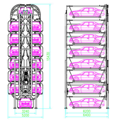 Electricity-Powered Vertical Rotary Parking System for Space-Saving and Convenient Parking Solutions